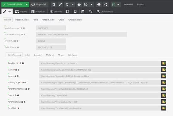 Cooperative fashion group centralizes complex product information